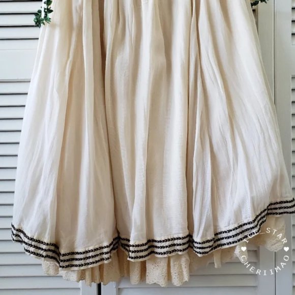 Free People !!RARE!! Rises In the East High Low Maxi Skirt - Picture 12 of 14